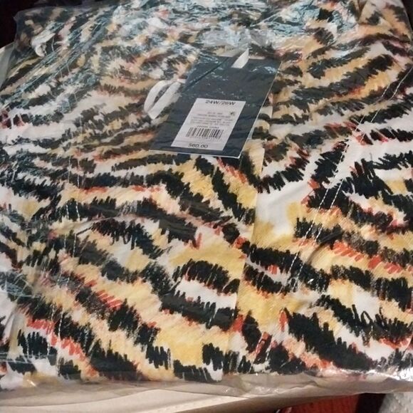 Rachel Comey Women's Plus Size Animal Print 3/4 Sleeve Jumpsuit NWT Size 14 - Picture 5 of 15